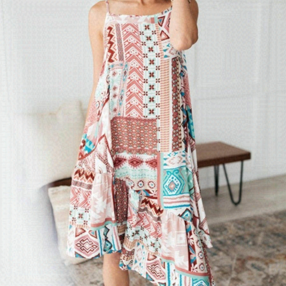 Patchwork Dreams Dress - Picture 1 of 8